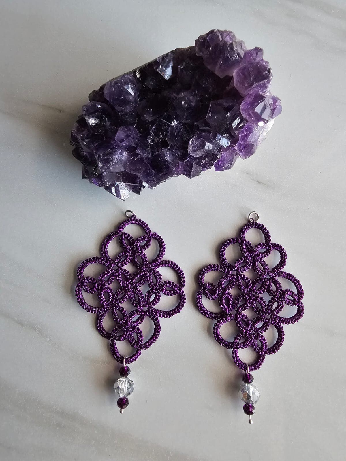 Rombi Fioriti — Orecchini